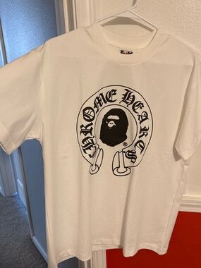 a bathing ape x chrome hearts collab